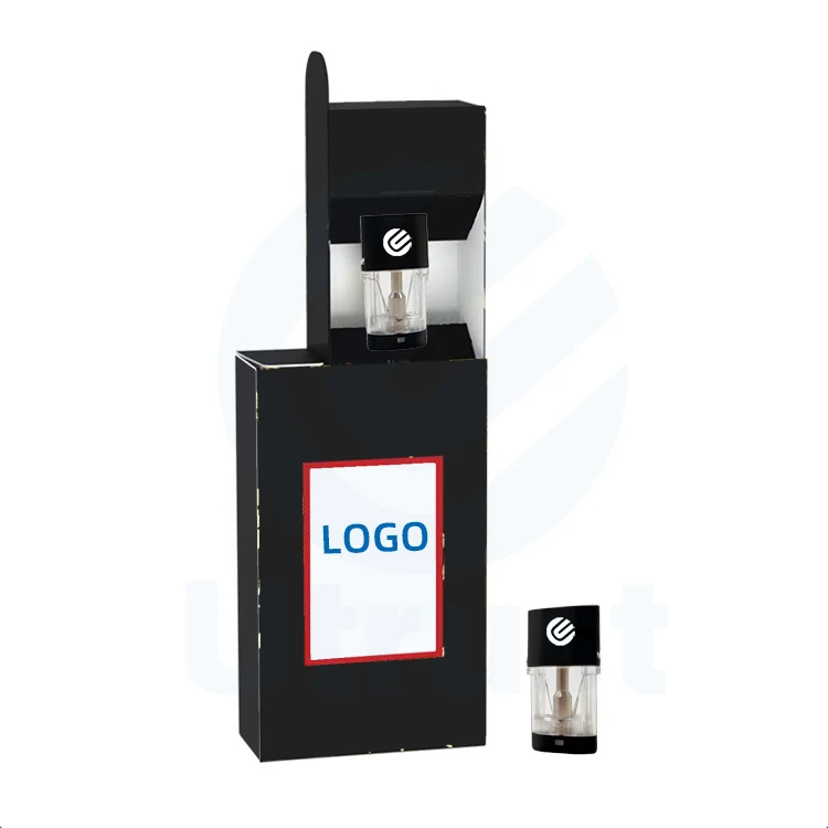 Горячая Распродажа, керамическая катушка 0,5 мл, 1,0 мл, одноразовый картридж, плоский мундштук, капсула для густого масла CBD