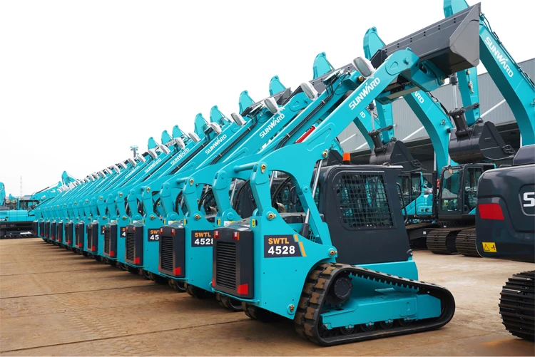 SUNWARD SWTL4528 4ton Wheeled skid steer loader telescopic handler loader