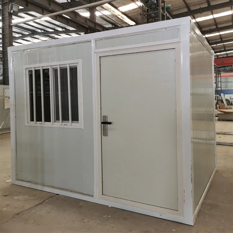 Flat Pack Mini Casa Foldable Prefab Homes Prefabricated 20ft Office Folding Container House