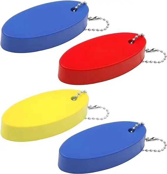 BSBH Pu Foam Float Keychain Custom Foam Keychain Custom Floating Keychain Ring For Boating Fishing Sailing