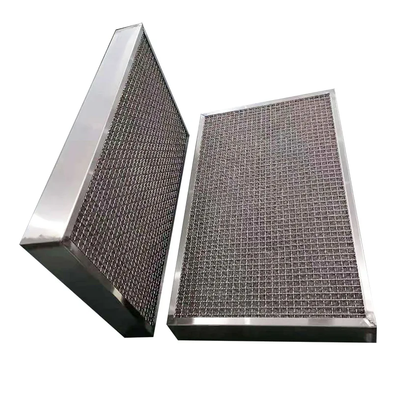 Hot Selling Stainless Steel air Filter Screen, High-temperature Resistant Primary Effect Filter, Oven Purification