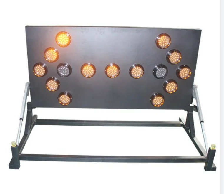15 Lamps Light Led Road Traffic Safety Arrow Board