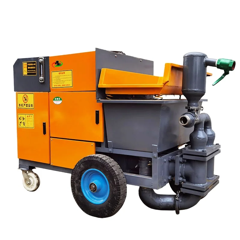 High power concrete mortar cement mixer plastering spray grouting machine grout pump construction machinery