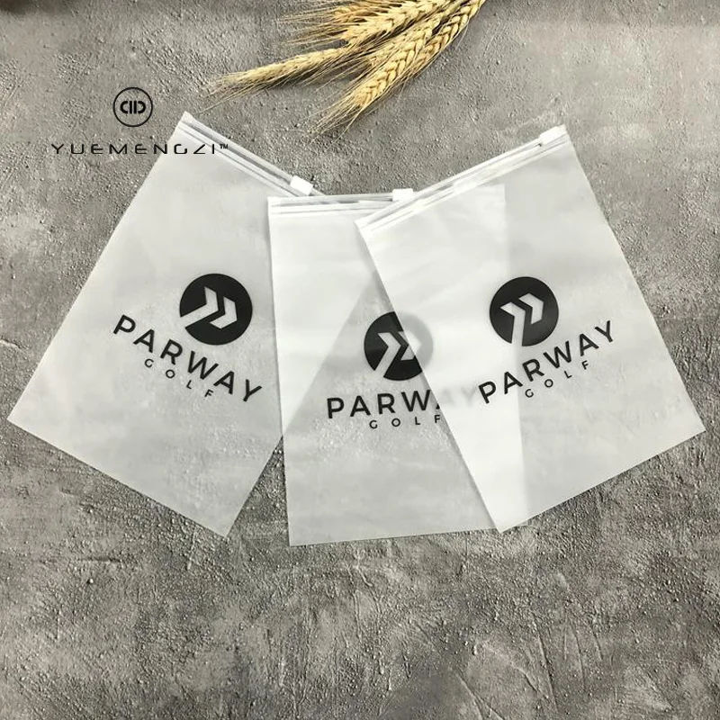 Оптовая торговля СТМ обычай печать матовый прозрачный пластик поли мешки замка застежка-молнии для одежды макияж губка упаковка