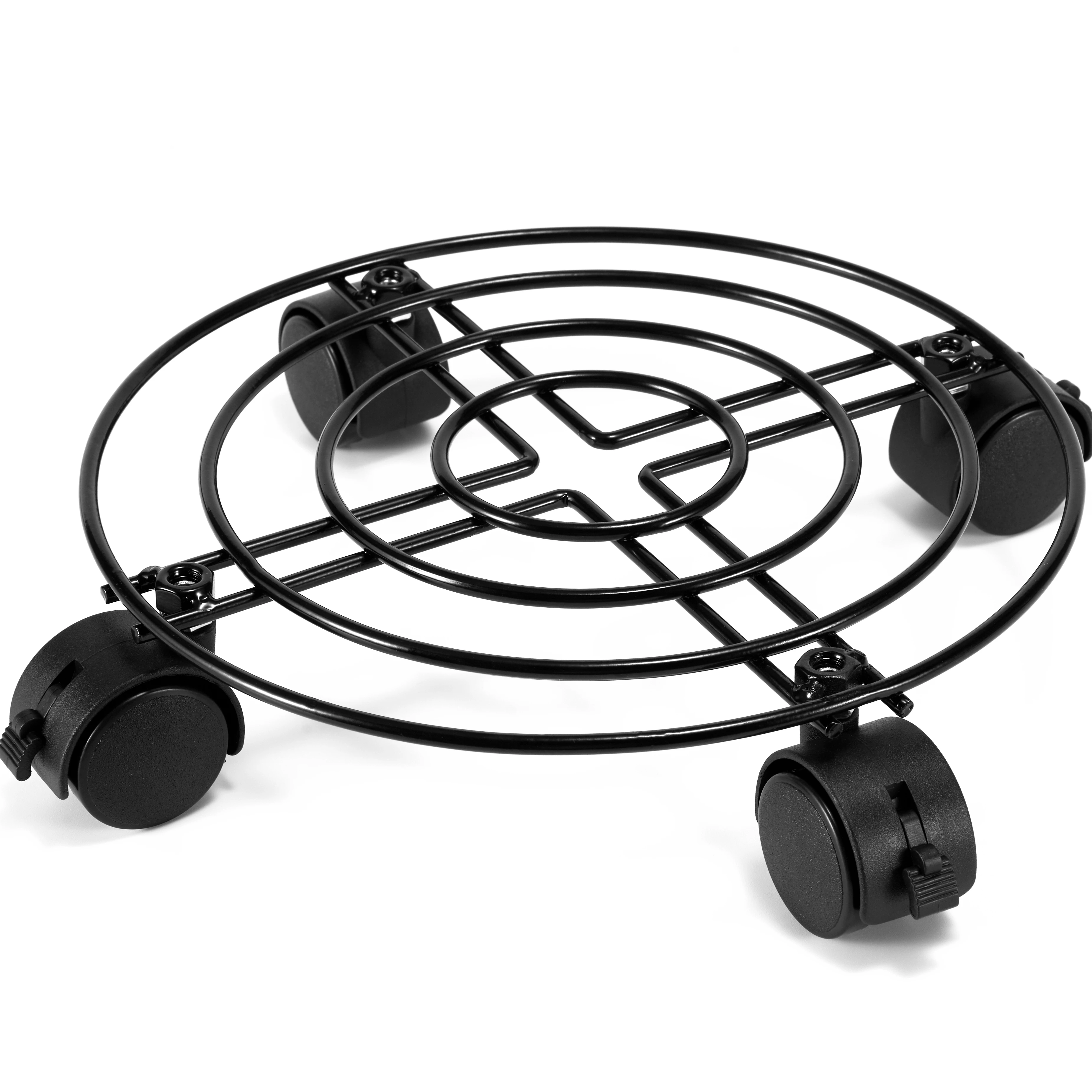 52079 тавровое железо 35 см с металлическими заклепками; Туфли-лодочки завод железа горшечные растения стенд с колесами для дома и улицы, ящик для комнатных растений, горшок для цветов грузчиков