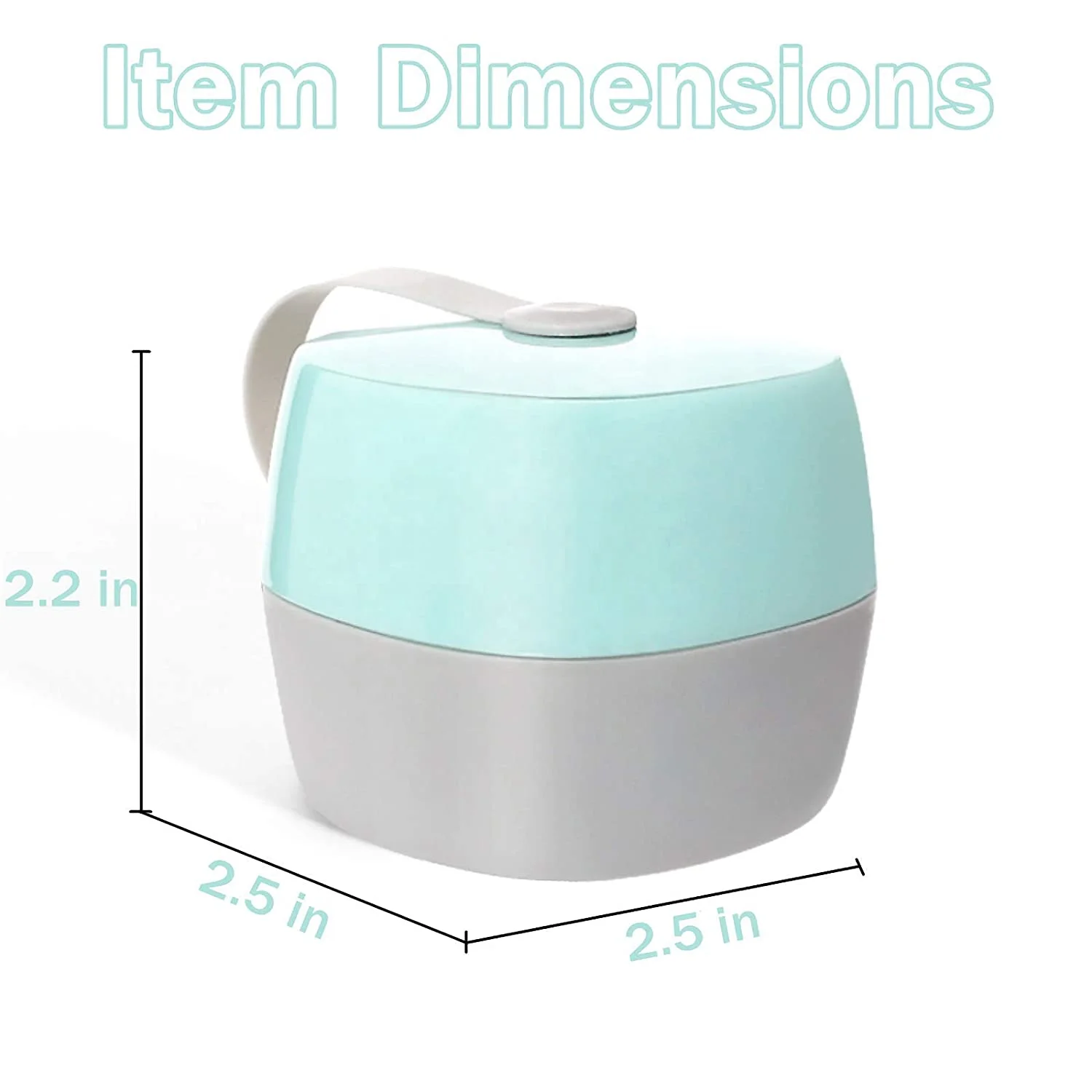 Hot selling Factory price Travel Soother Box Baby Pacifier Holder Storage Case Dummy Container for Infant Baby Toddler