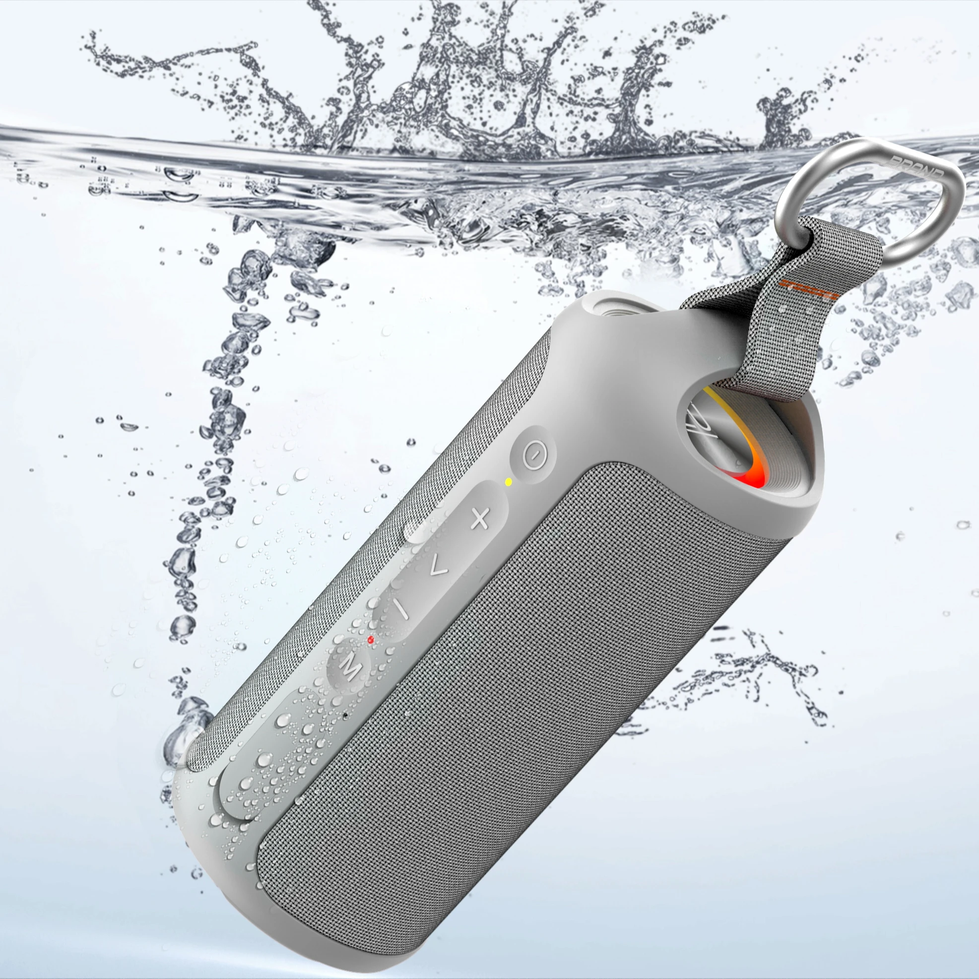 Colorful RGB Light Audio Subwoofer Portable Wireless Waterproof IPX7 Party Music Boombox BT Wireless Speaker