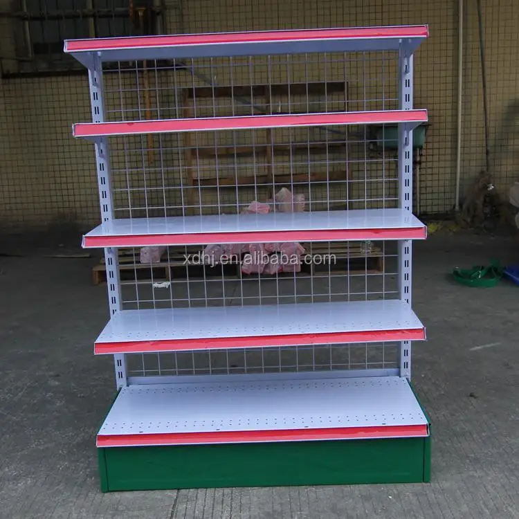 double side convenience store display gondola shelf XD-2C 10set T/T