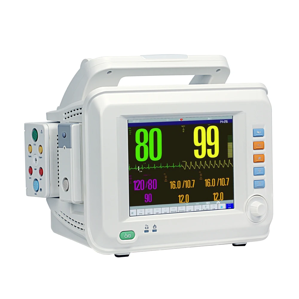 Portable Multi- parameters all in one central monitor system modular vital signs with best price for hospital