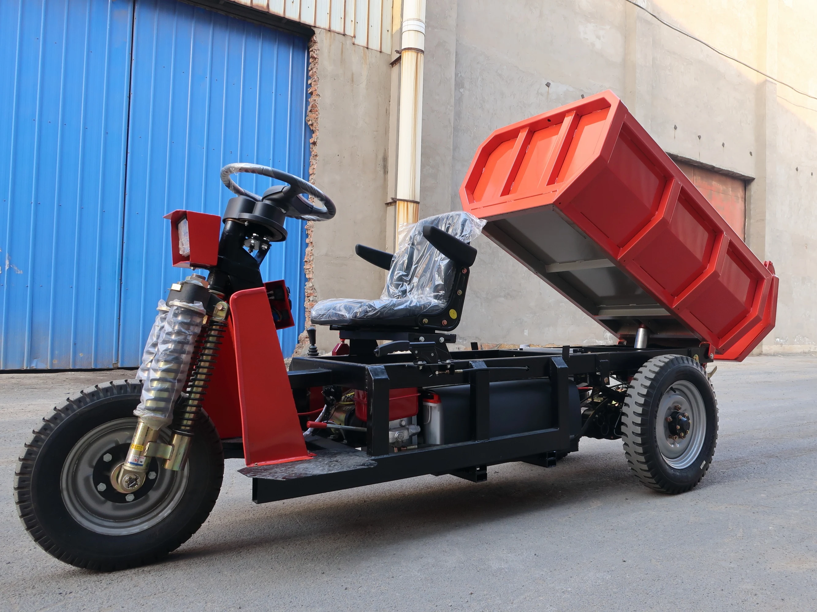 Low Cost Snail Handbrake for Electric Mini Dumpers Spare Parts Dumper in Peru Handbrakes