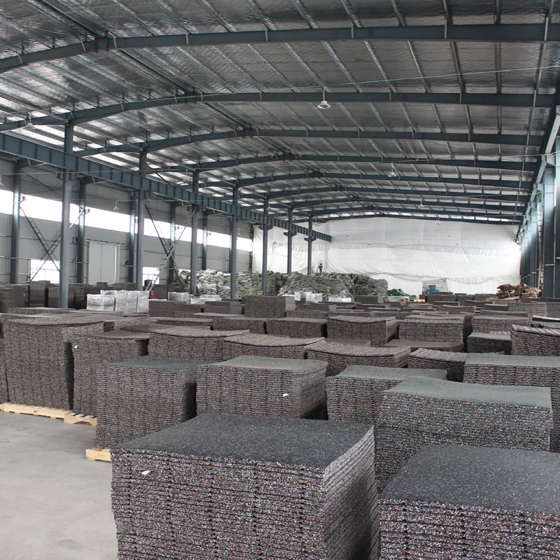 Gym Flooring EPDM Grey Spots Heavy Duty Gym Flooring For Sale 1 M X 1 M X 15MM