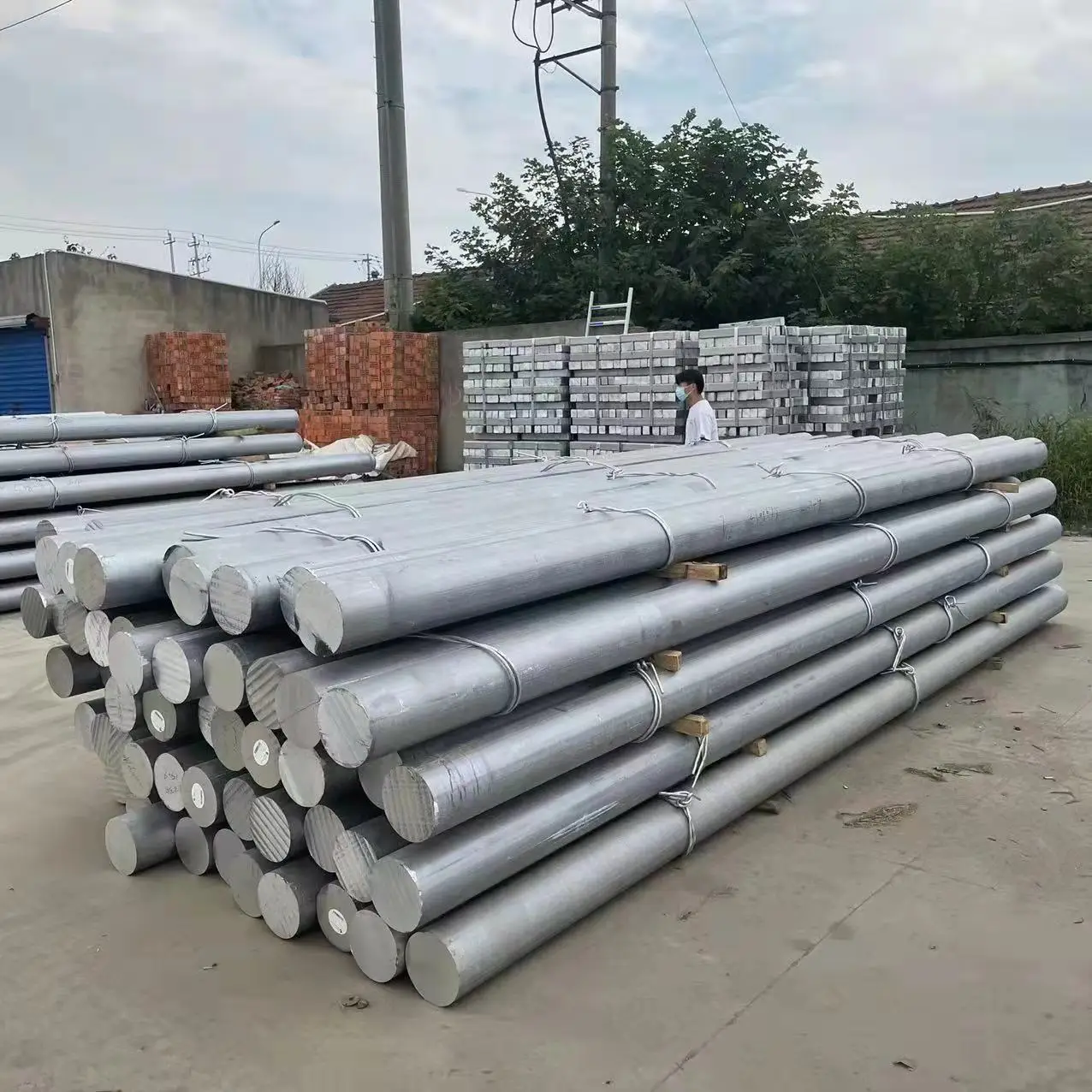 High Quality Aluminum Billet and Ingot 6063 6061 Aluminium Bar Alloy Rod Aluminum Round Bar