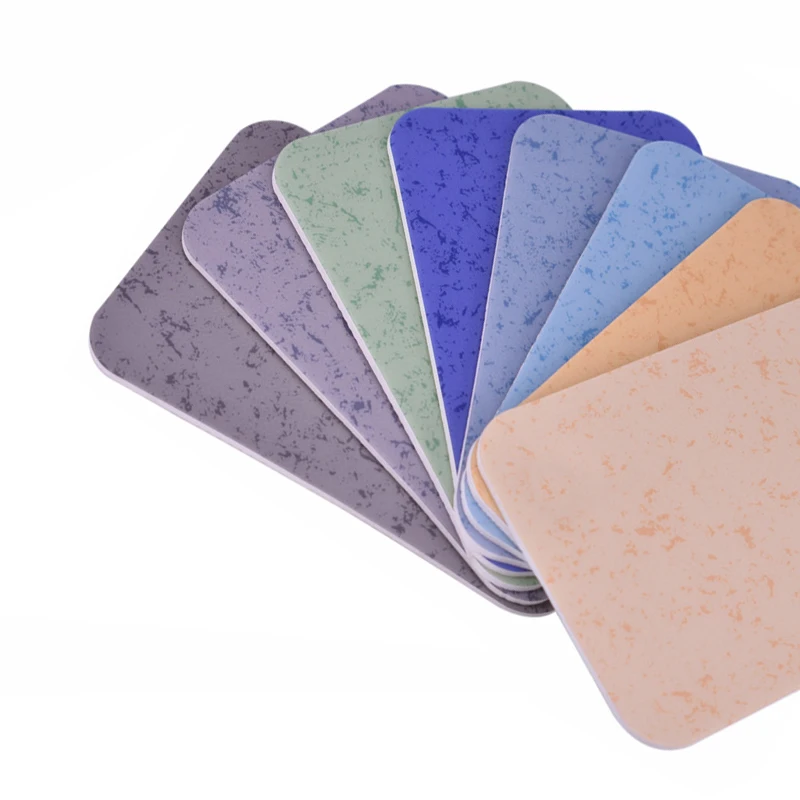 Wholesale customized 2mm heterogeneous commercial Vinyl PVC floor Roll For  School Office Apartment