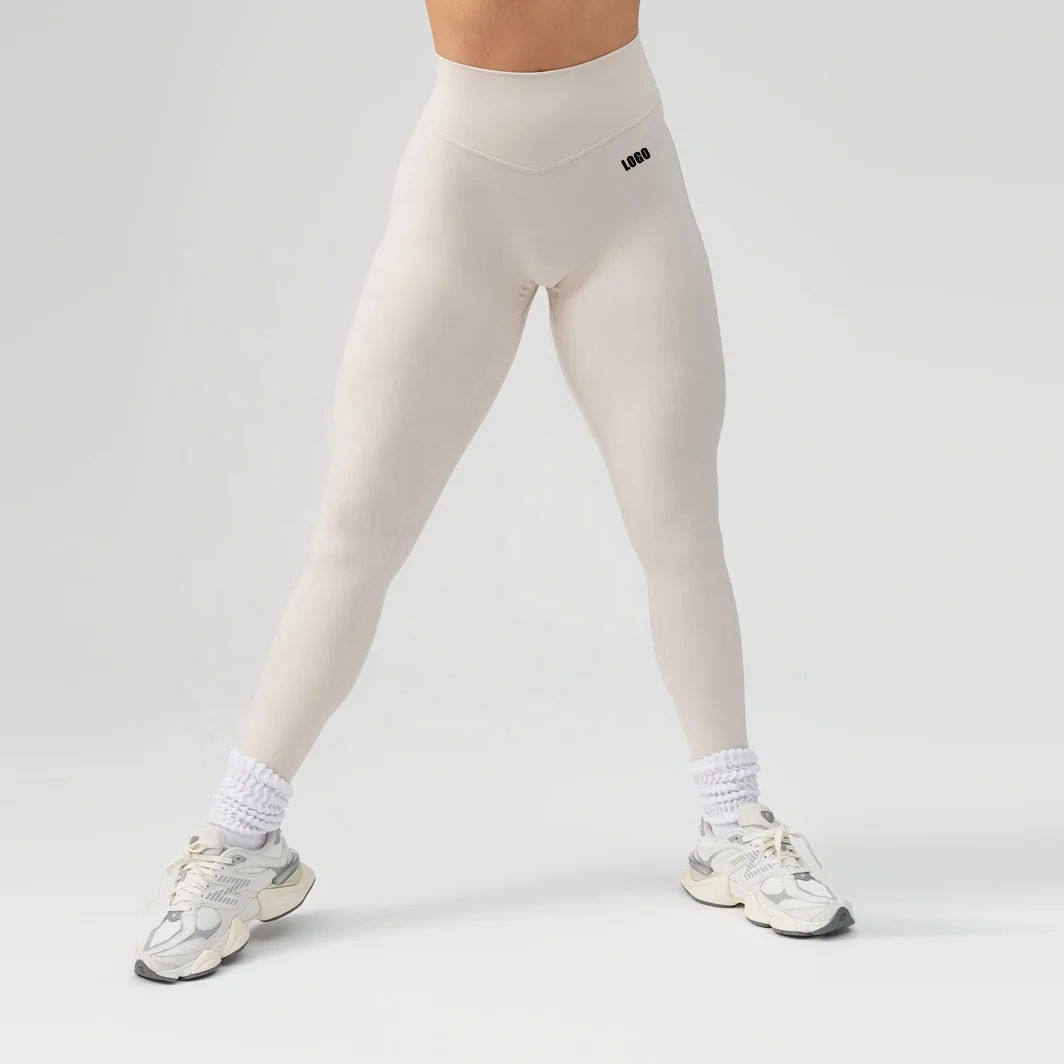 2024 Custom Butt Lift Fitness Leggings Gym Workout Pants Activewear High Waisted Breathable Yoga Leggings For Women