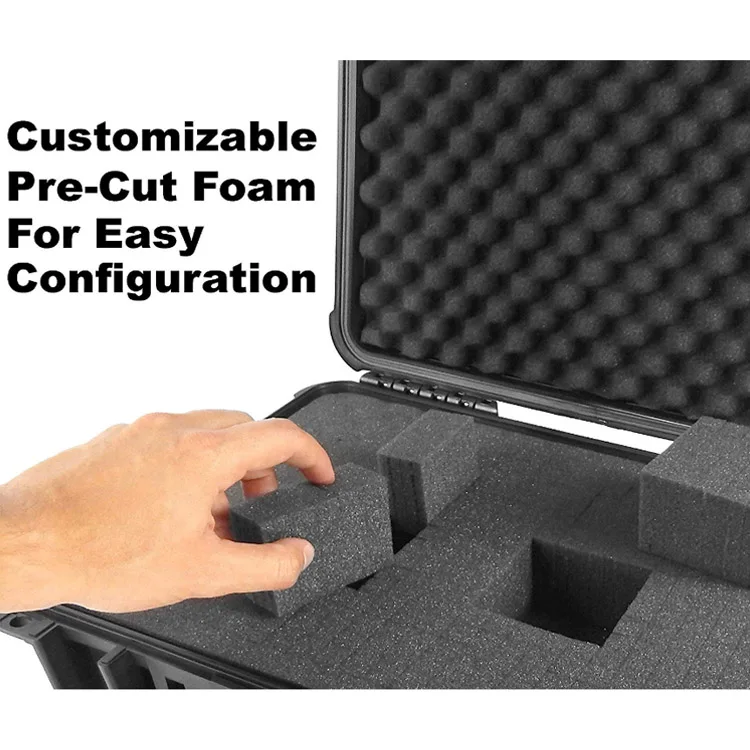 Carrying On  Hard Dji Phantom Plastic Case With pick and pluck Foam Padding