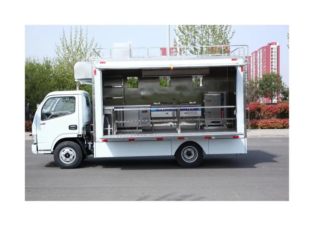 Camiones De Comida Usados Used Street Food Vending Coffee Pancake Carts for Sale