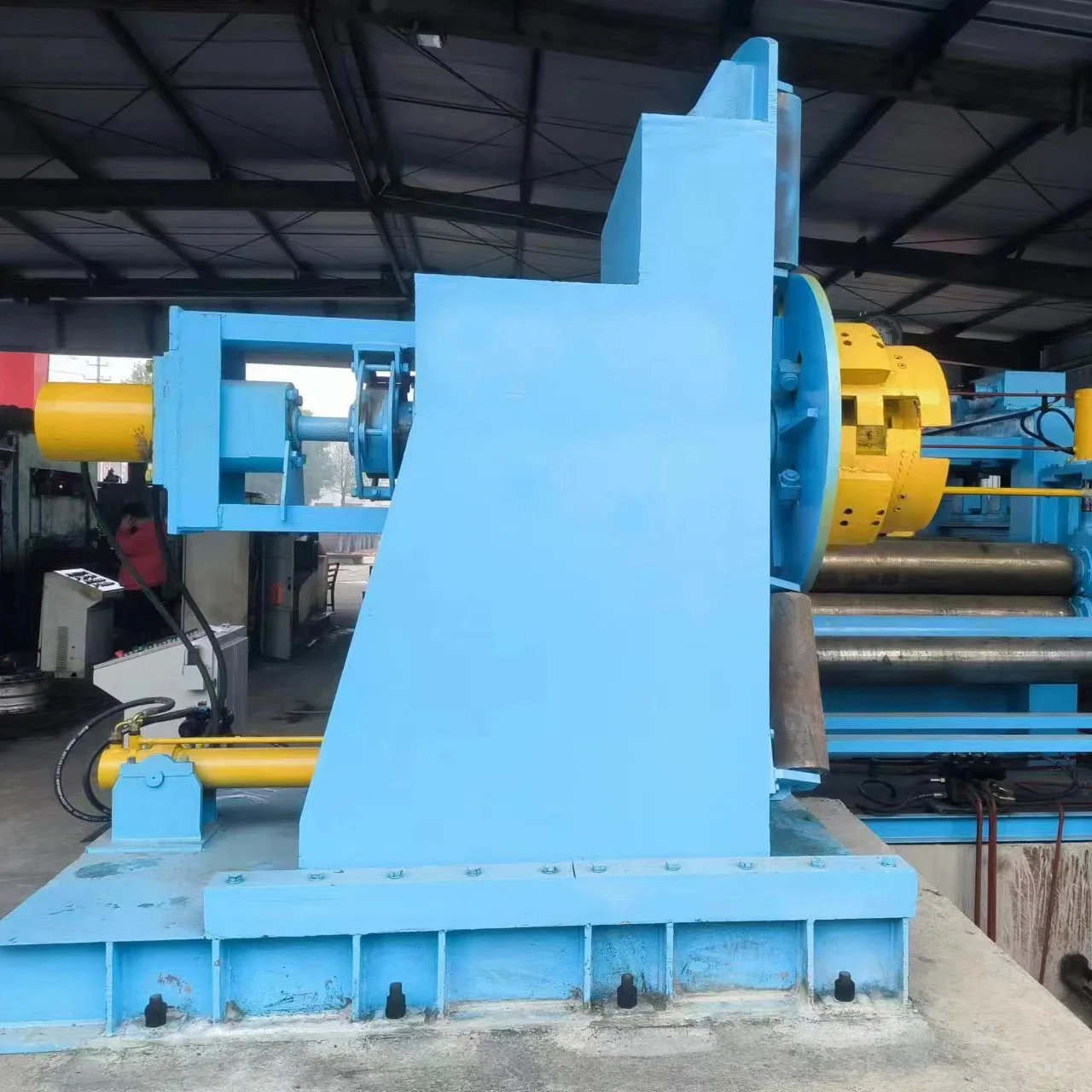 Thick Steel coil Straightener Leveling and Shearing Line Cut to Length Production Line