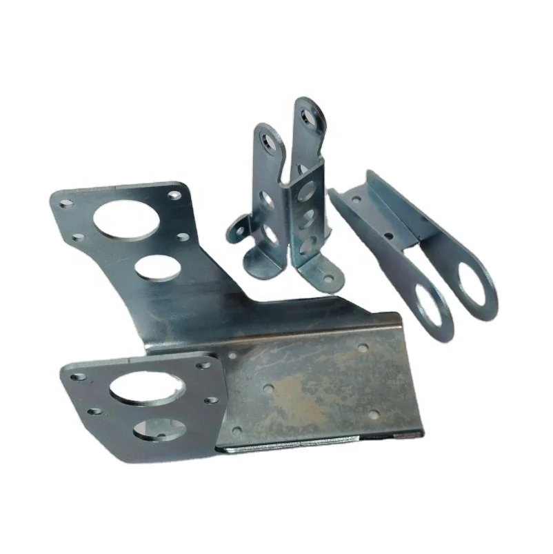 custom metal stamping bend punching zinc coating iron steel powder coated sheet stamping parts