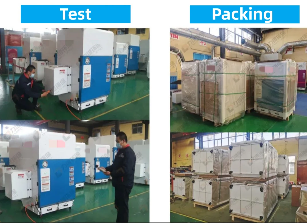 high efficiency laser fume extraction cartridge dust collector smoke extractor for fiber laser