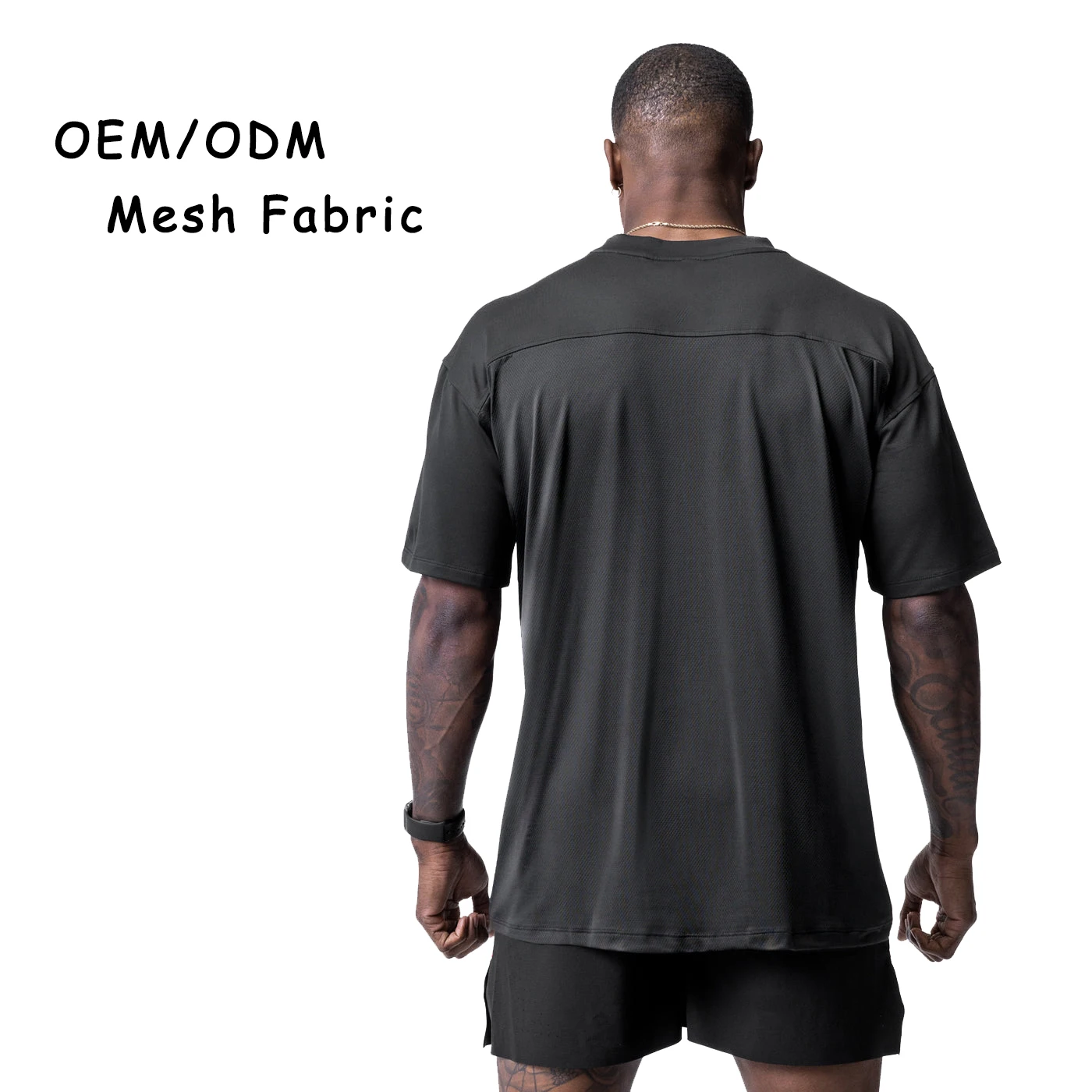 Summer Clothes For Men Sportswear Breathable T-shirt Mesh Fabric Gym Tops Quick Dry Polo Mesh Shirts Oversized Tshirt