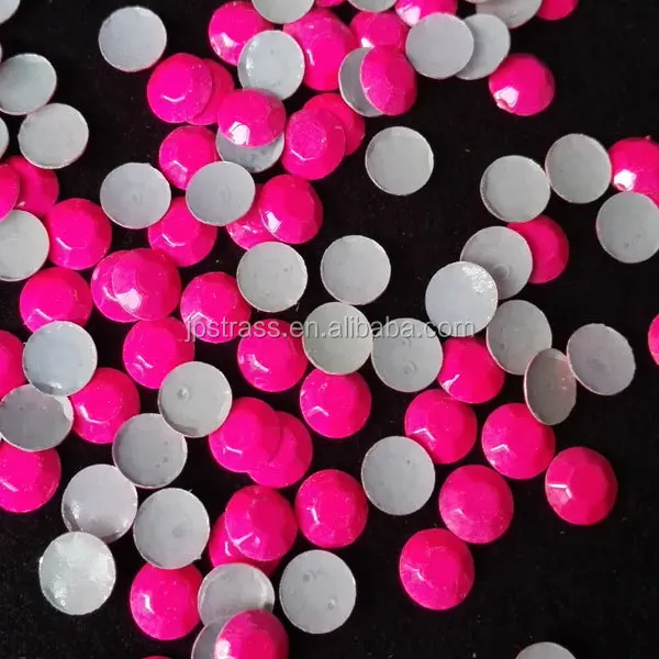 Amazing neon yellow color flat back glass crystal beads for bags  ss10 ss16 ss20 wholesale in China