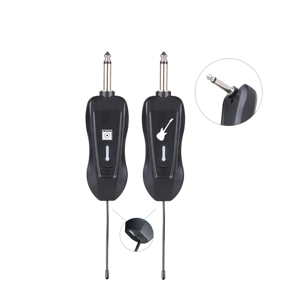 Горячая продажа гитара звукосниматель микрофон УВЧ Гитара Беспроводная система