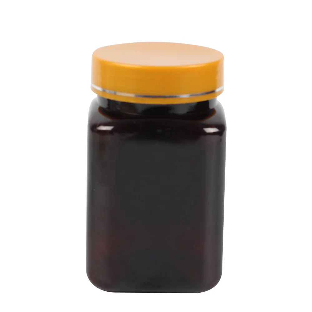 One pound honey bottle reusable plastic oil tank with lid salad dressing container household kitchen condiment dispenser