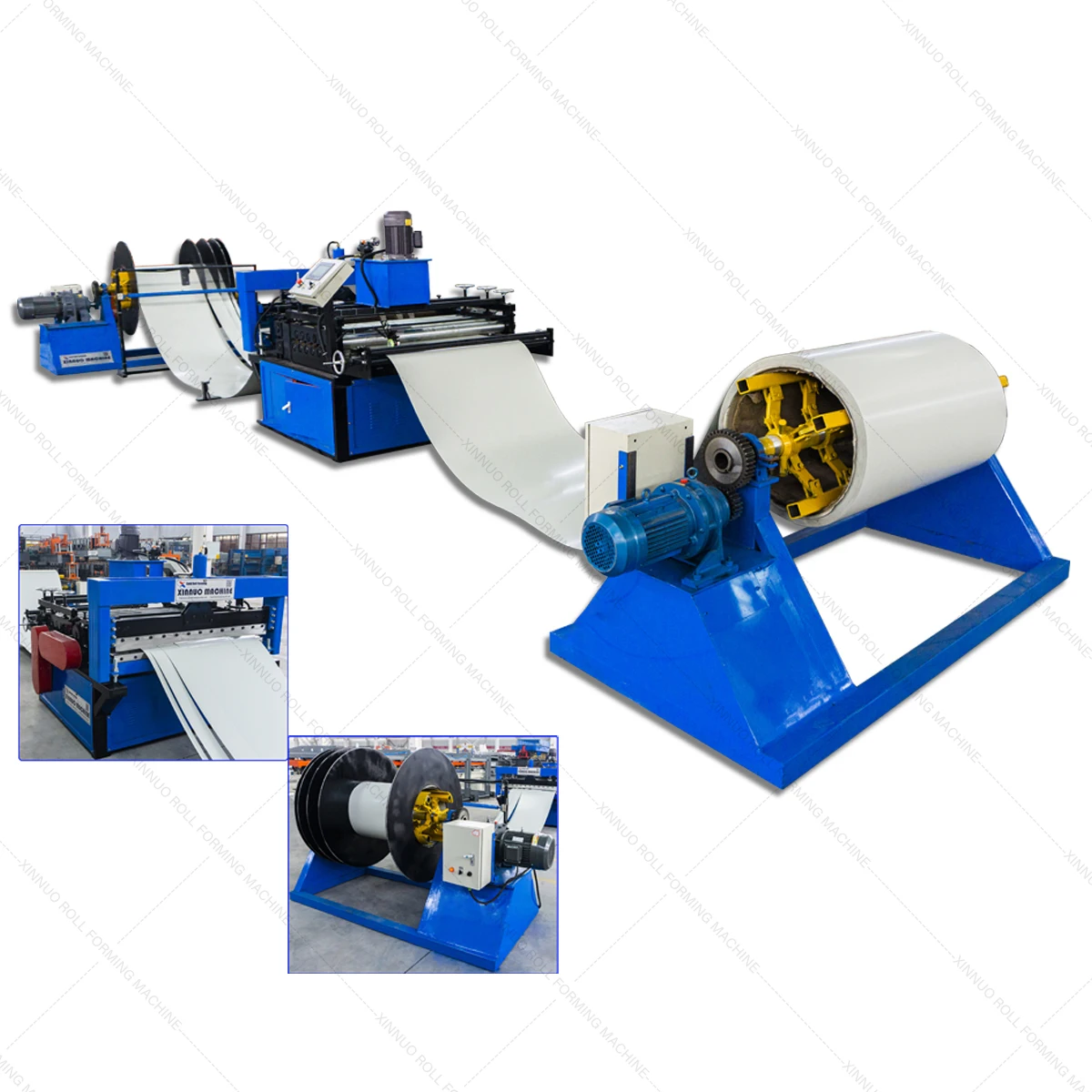 Cut-to-length cutting line that is straightforward to operate