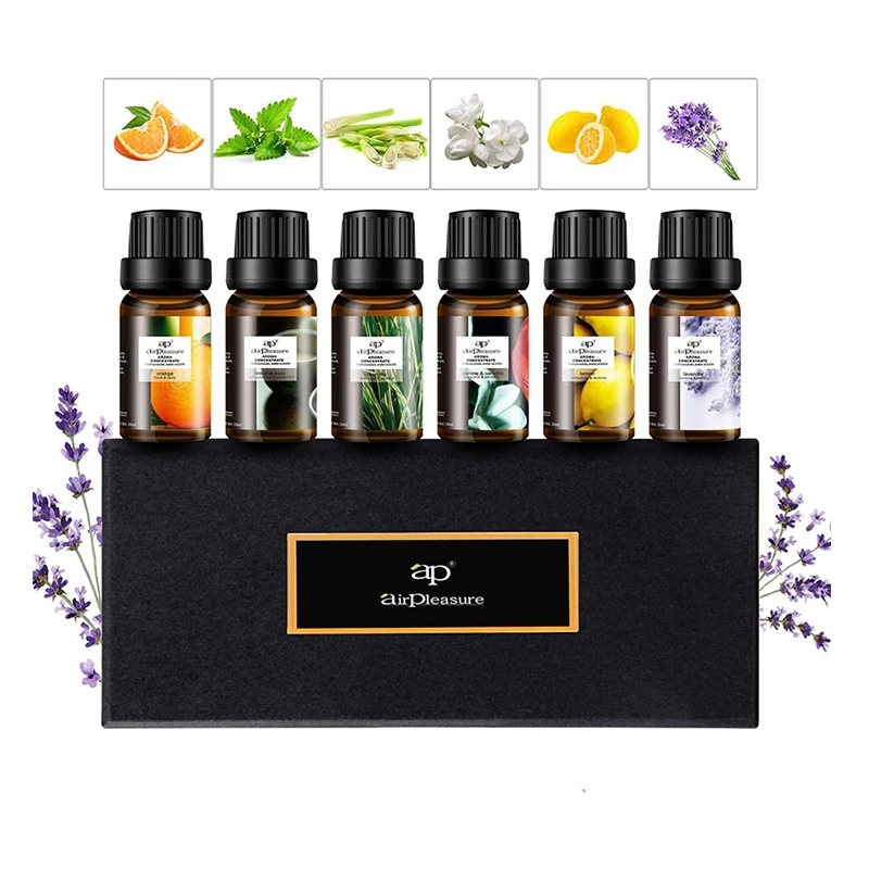 Foshan custom arom ODM OEM diffuser Orange ultrasonic rosemary essential oil set