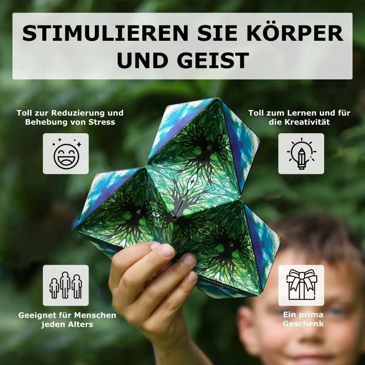 3D Magnetic Magic Cube Shape Shifting Puzzle Toy for Kids over 70 DIY Convertible Fidget Styles Educational Puzzle Cube