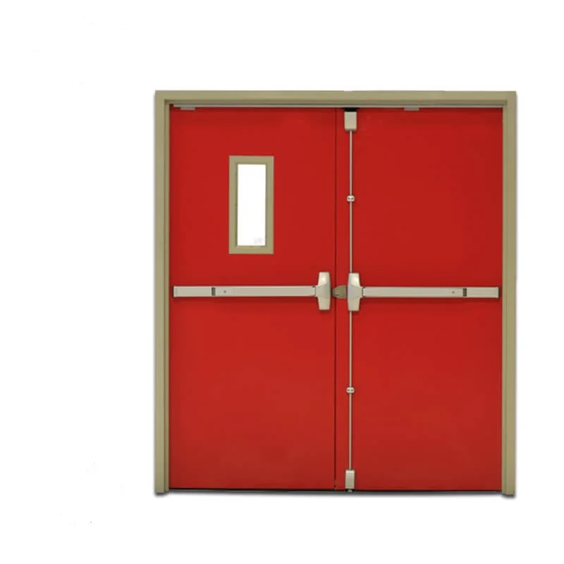New Product Strong Steel Material Fireproof Rated Fire Door For Building