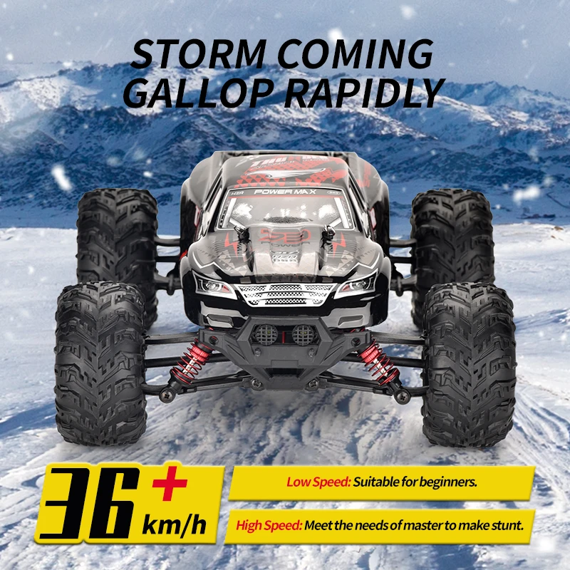 1/16 2.4G Remote Control High Speed Off-road Climbing Vehicle RC Toys USB Rechargeable Battery Remote Control Car Toy For Boy