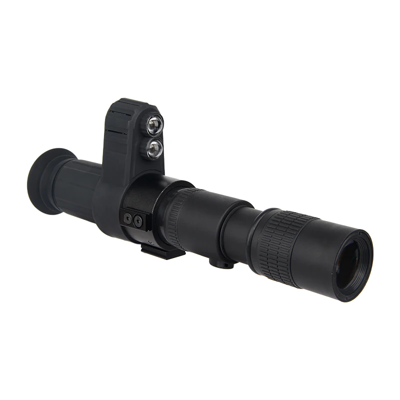 7-21X Digital Night Vision CYF- D+ Monocular Hunting Scope with Laser Sight Tactical Illuminated Green Reticle Scope for 11/20mm