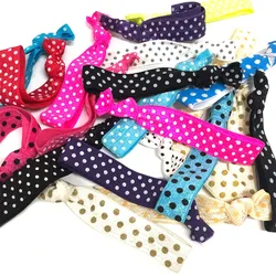 Accessories Hair Band Cords 1.5mm Bracelet Hair Ties Polka Dot Elastic Cords Ribbon