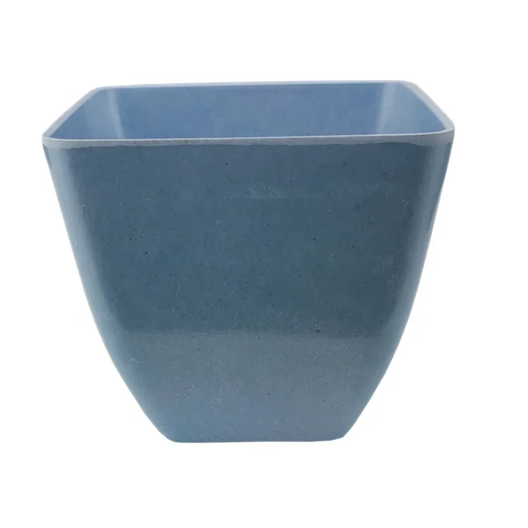 China supplier houseware plant flower pots wholesale ,eco bamboo fiber flower plant pot