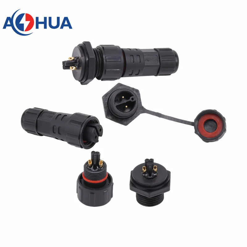 M16 Circular Panel Mount Connector Male Plug Female Connector 2 3 4 5 6 Pin 300V 110V 10A 5A IP67 Connector