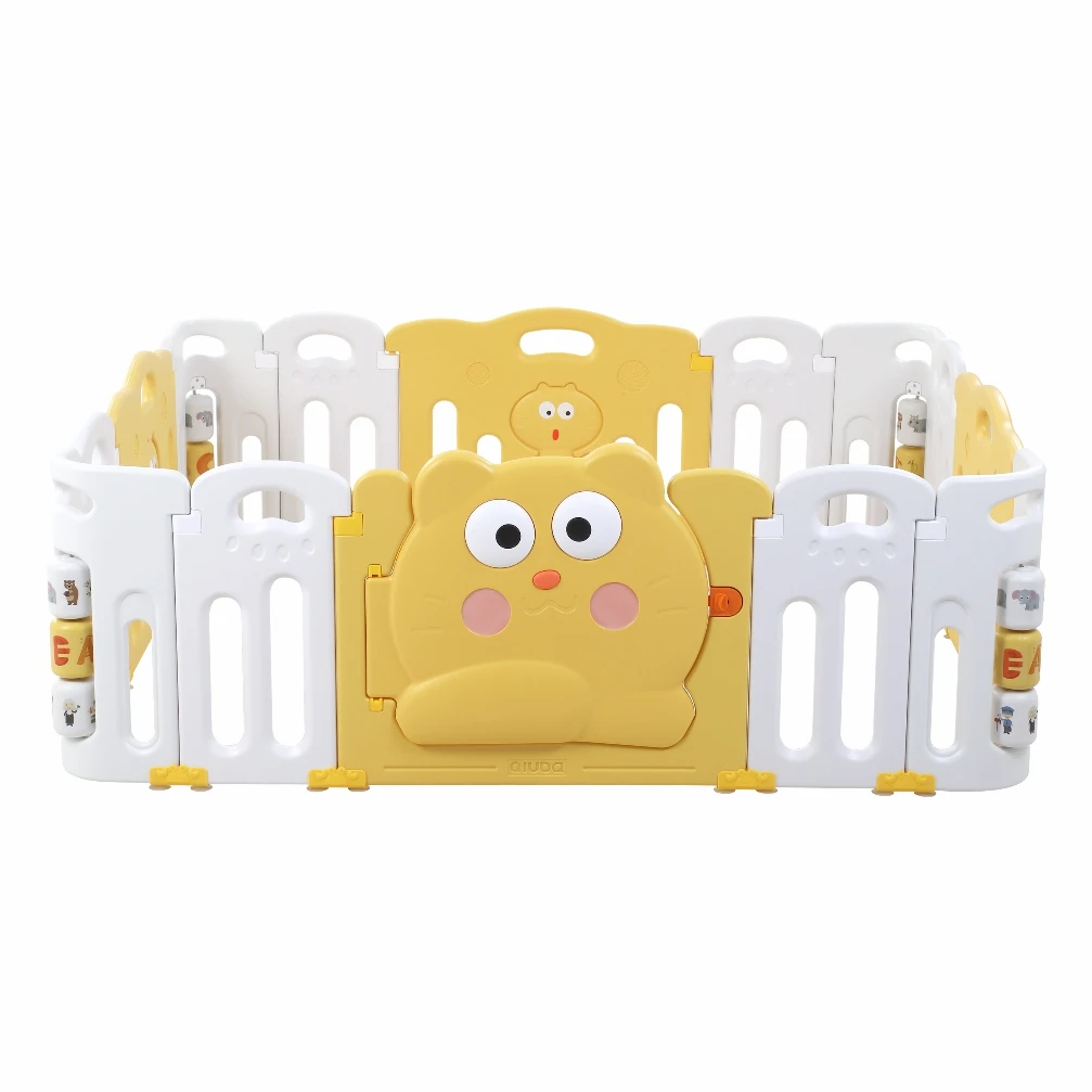 HDPE new material babies crib and playpen portable baby cot playpen