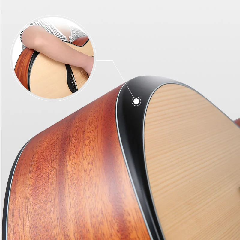 
Professional playing board guitar W08-41 inches deep bass, good resonance 