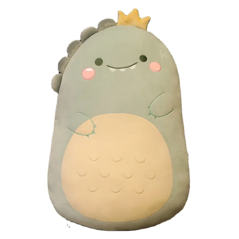Big cute animal Plush throw pillow Cushions Squabby Cartoon animal Plush toys Stuffed Pig dinosaur bear penguin toys for kids