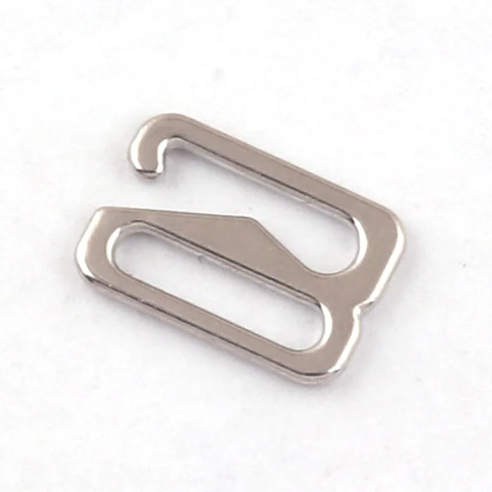 Silver Metal 12mm G Hook Zinc Alloy For Strap Webbing Bra Adjustable Sports watch accessories G Hook Buckle