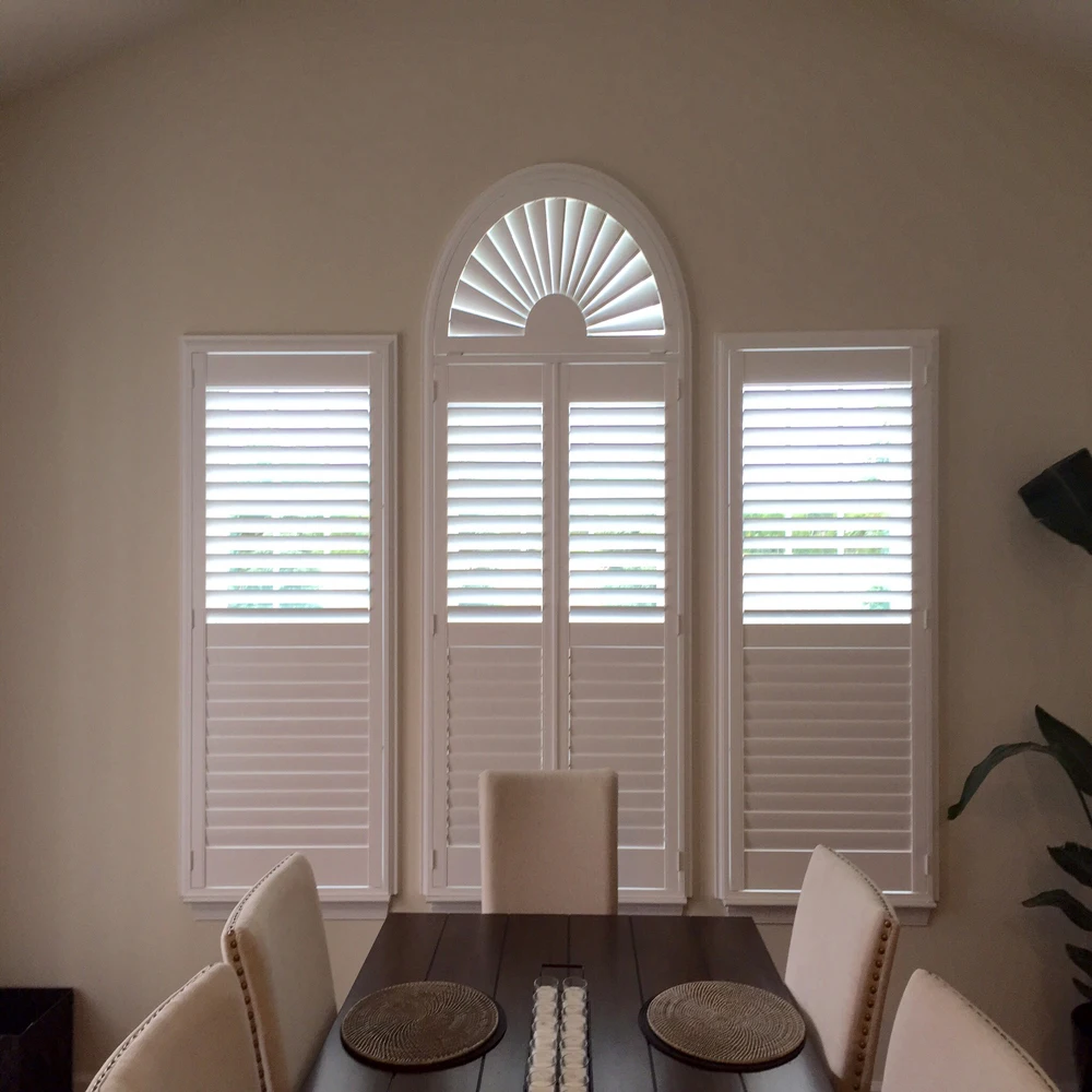 Wholesale Window interior Decorative Folding PVC plantation shutters