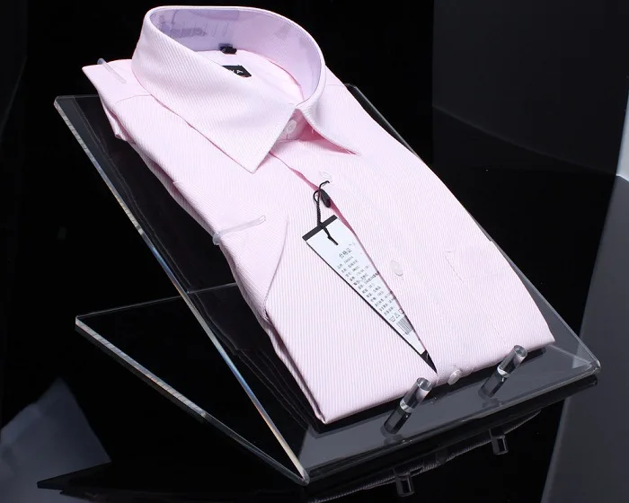 Hot selling acrylic clear T-shirt display case with black back, wall-mounted keepsake holder stand