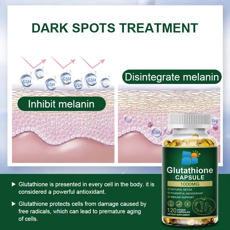 OEM/ODM/OBM Glutathione Capsule With Anti-aging And Collagen Vitamin C Whitening Capsules Booster Immune System
