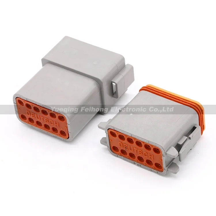 DT04-12P automotive wire connector 12 ways male DT series
