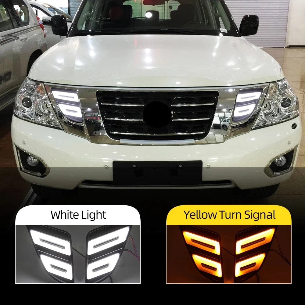  Дневные ходовые огни для Nissan патруль Y62 Armada 2014-2019 дневные