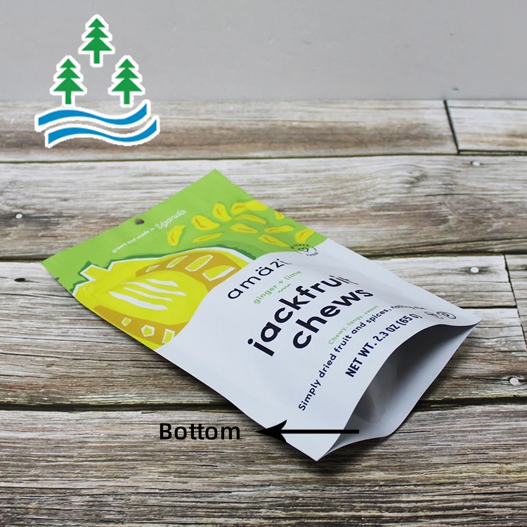 Custom Printed Plastic Food Bags for Food Stand Bag for Packaging Cashew Nut Snacks