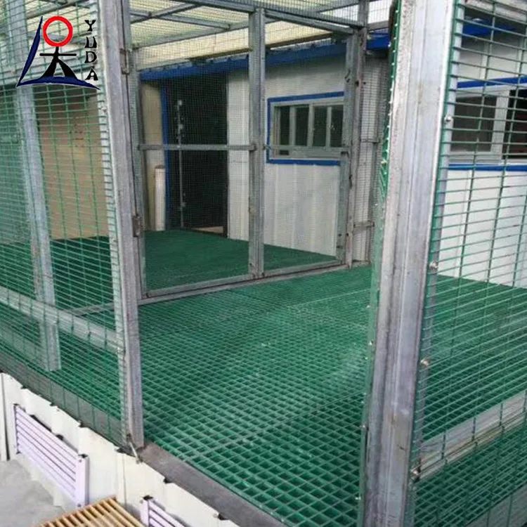 Customized plastic mesh floor/plastic drainage grate plain style steel grating