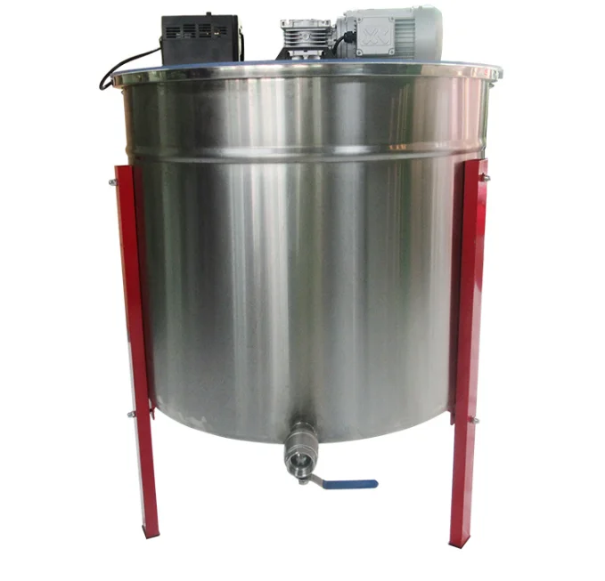
12 frame electric stainless steel honey press is used for honey centrifuge 
