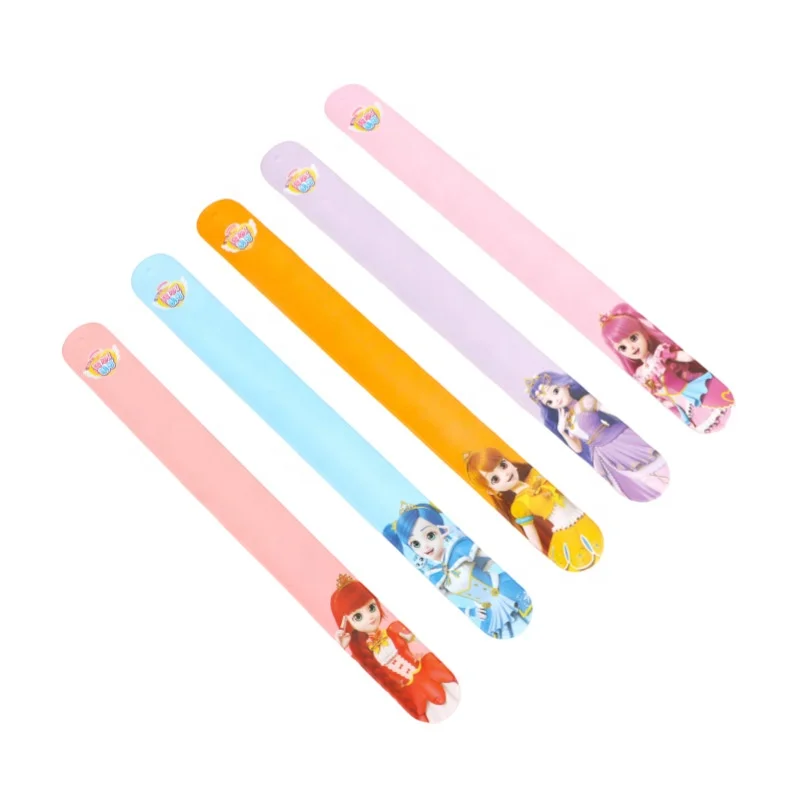 Silicone Bracelet Wholesale Personalized Pattern Custom Color Silicone Slap Bracelet Silicone Slap Band Slap Wristband