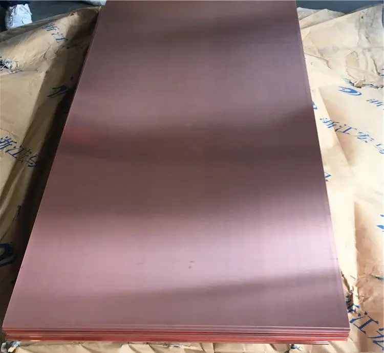 Customized 99.9% Pure C10200 C10300 C11000 C12000 T1 T3 Brass Plate Red Copper Sheet